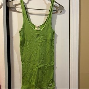 Hollister green tank top